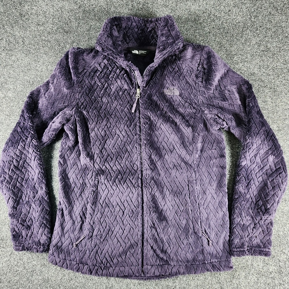 The North Face Osito 2 Purple Fleece Full-Zip Jacket‎ Womens Small Outdoors
